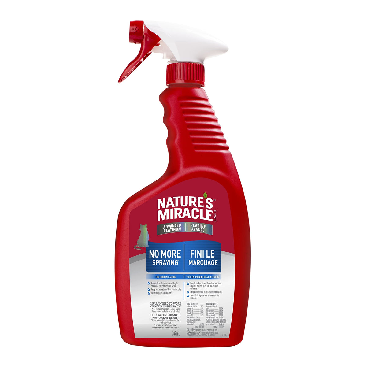 Nature's Miracle Advanced Platinum No More Spraying: botella para disuadir rociado de gatos.