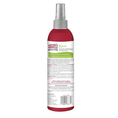 Etiqueta de Nature’s Miracle Avanzado Platino con aceites esenciales para aroma suave.