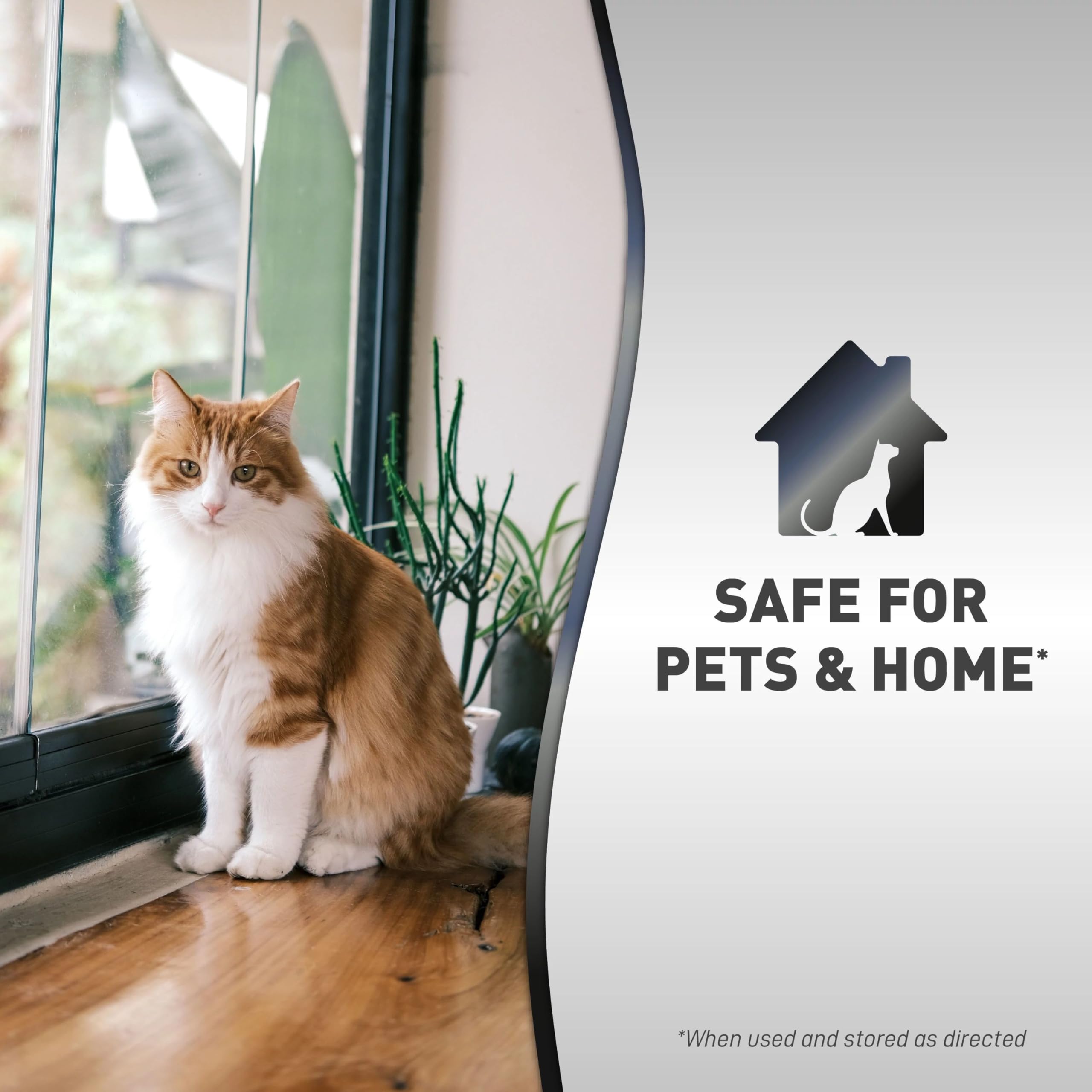 Advertencia: no aplicar sobre la piel del gato con Nature’s Miracle Avanzado Platino.
