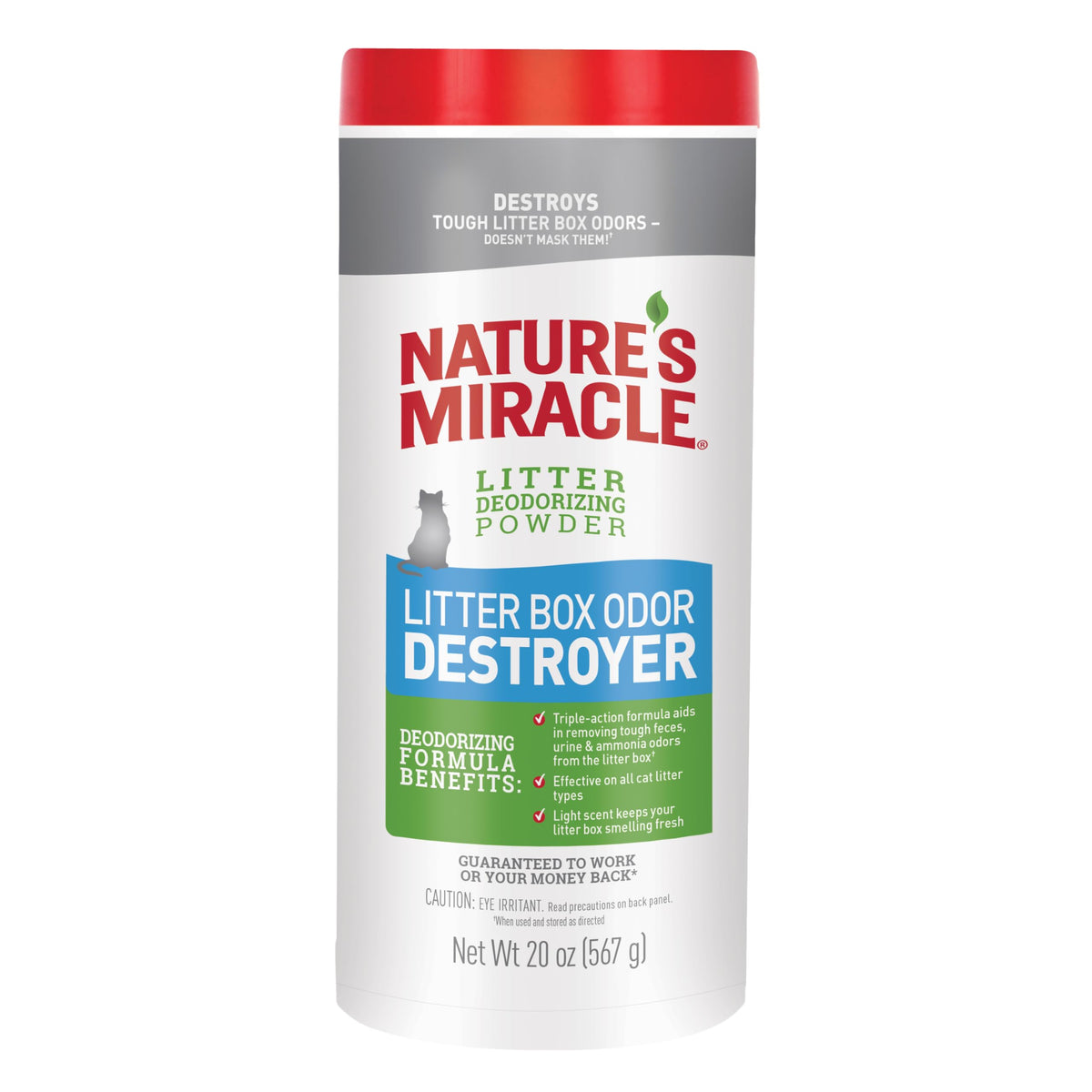 Nature's Miracle desodorizante para caja de arena en polvo, neutraliza olores.