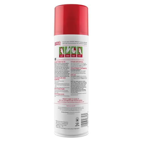 Nature's Miracle fórmula enzimática para manchas duras y olores