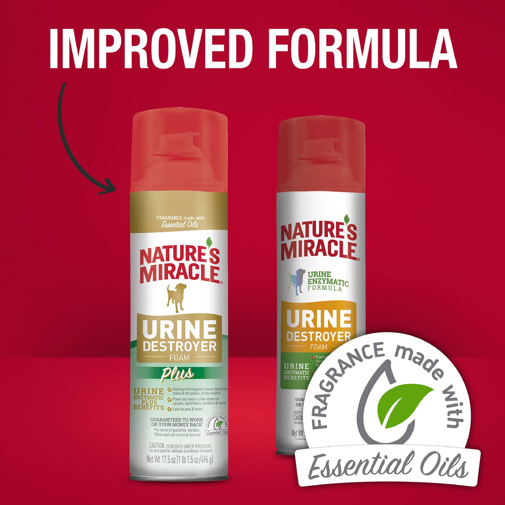 Nature's Miracle Ingredientes Enzimáticos: acción continua ante residuos biológicos.