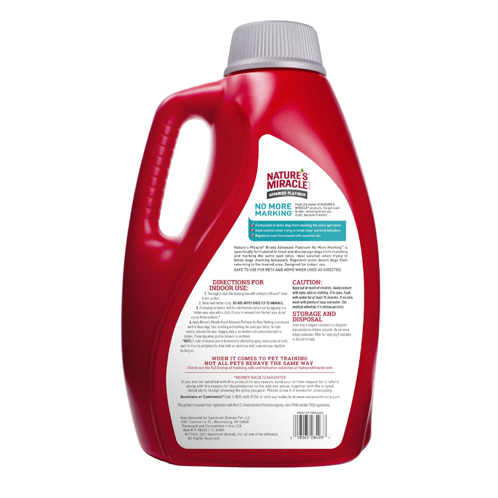 Nature’s Miracle No More Marking, aplicacion-interior: ideal para entrenamiento y marcaje
