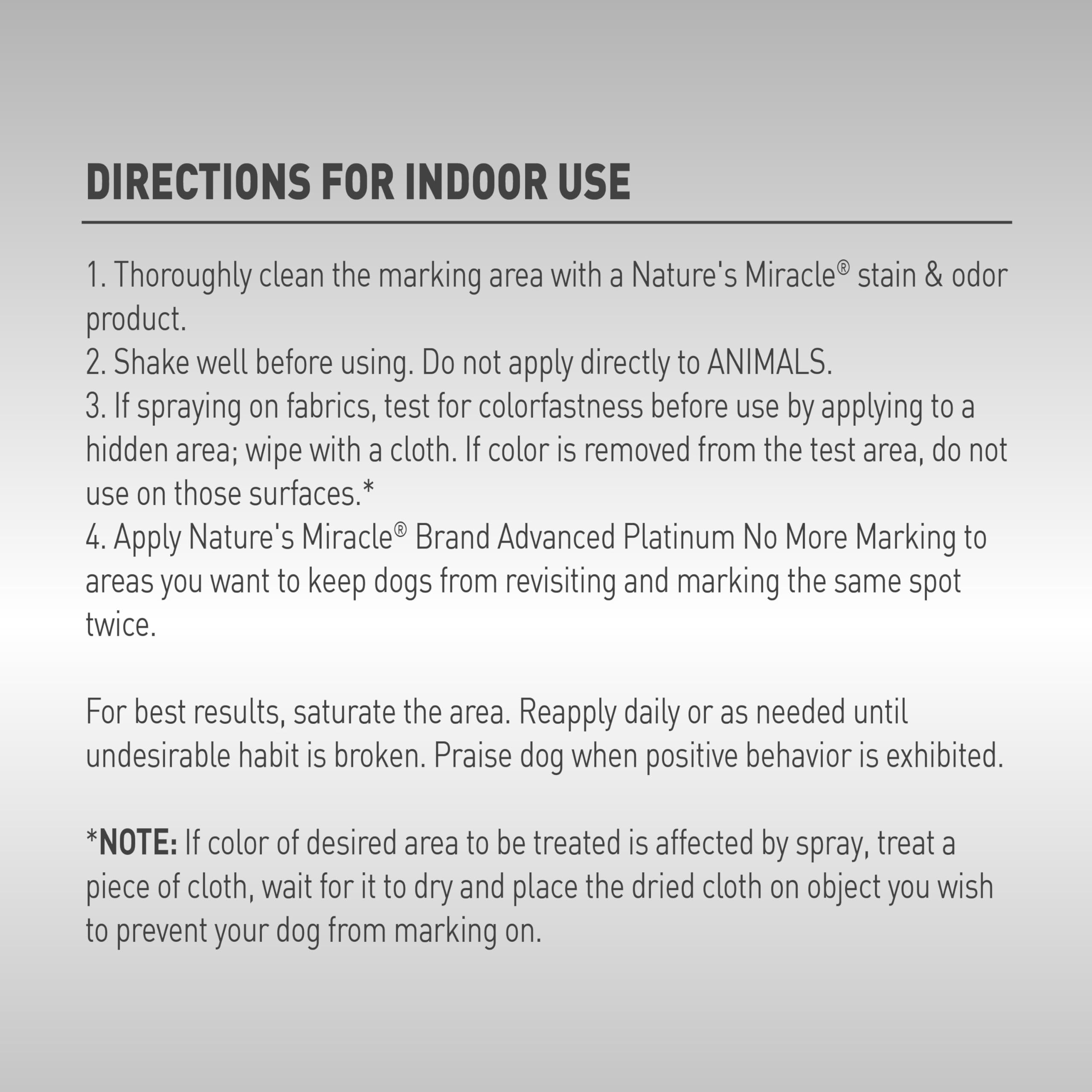 Nature’s Miracle No More Marking, repelente-aceites-esenciales: aroma suave que orienta al entrenamiento