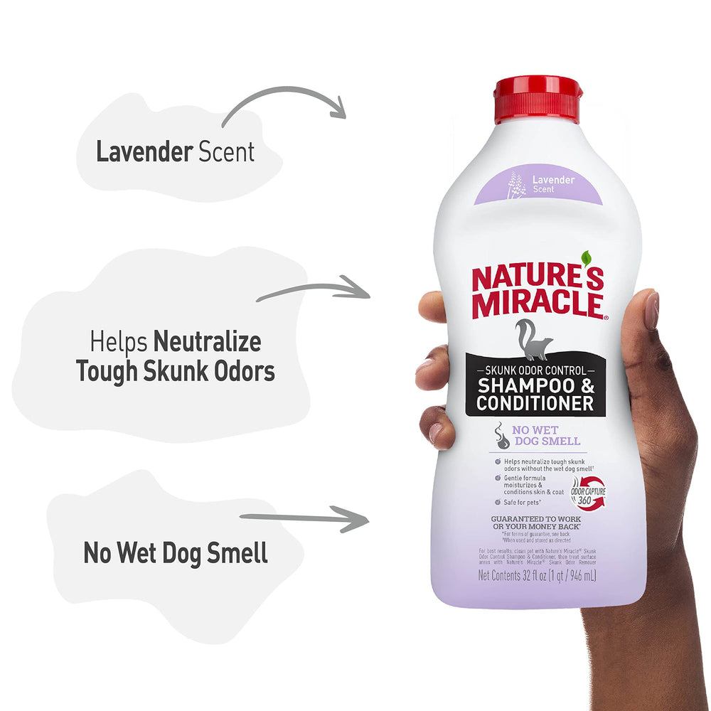 Pelage plus doux et hydraté grâce à la formule Nature's Miracle.