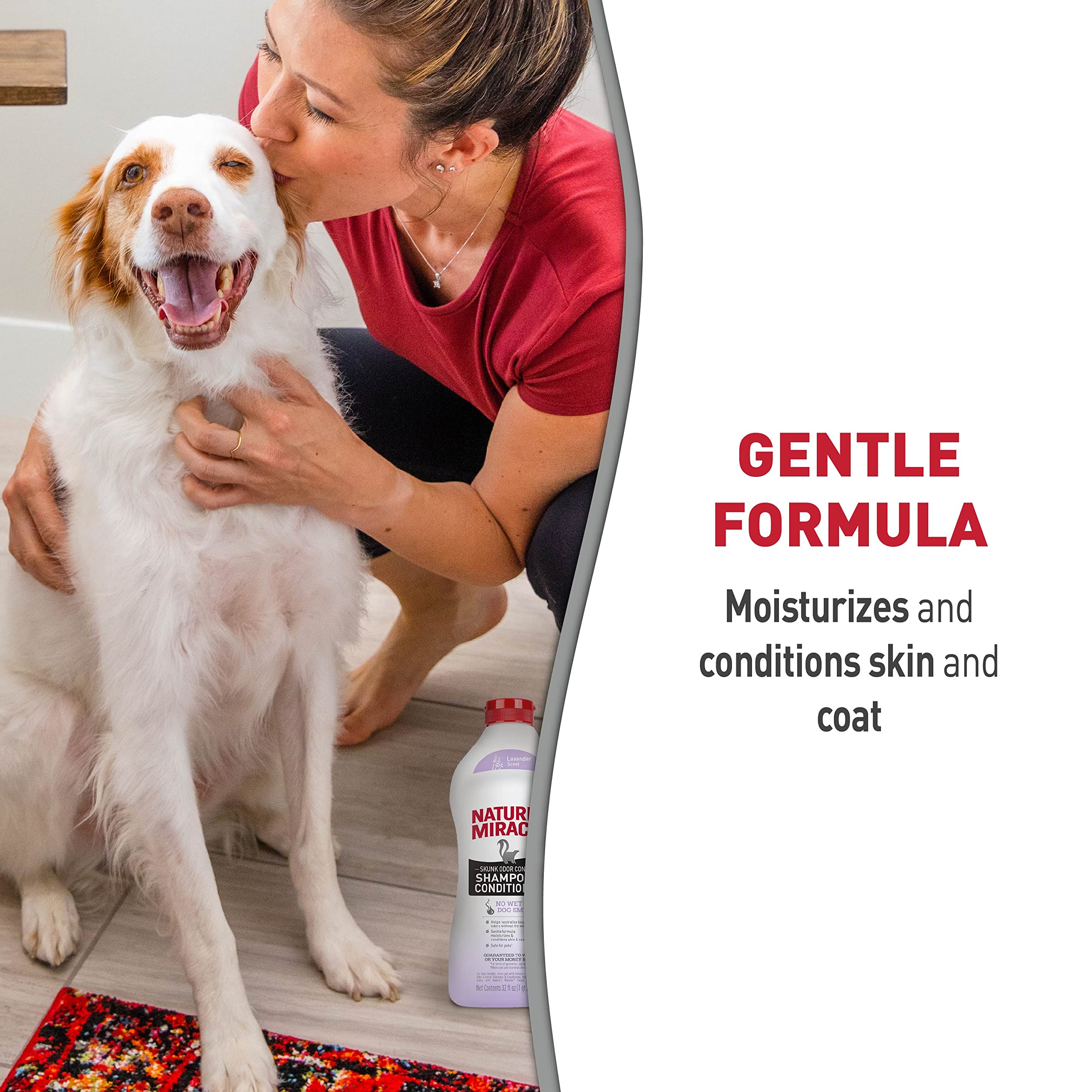 Formule Nature's Miracle sans parabènes ni colorants ajoutés.