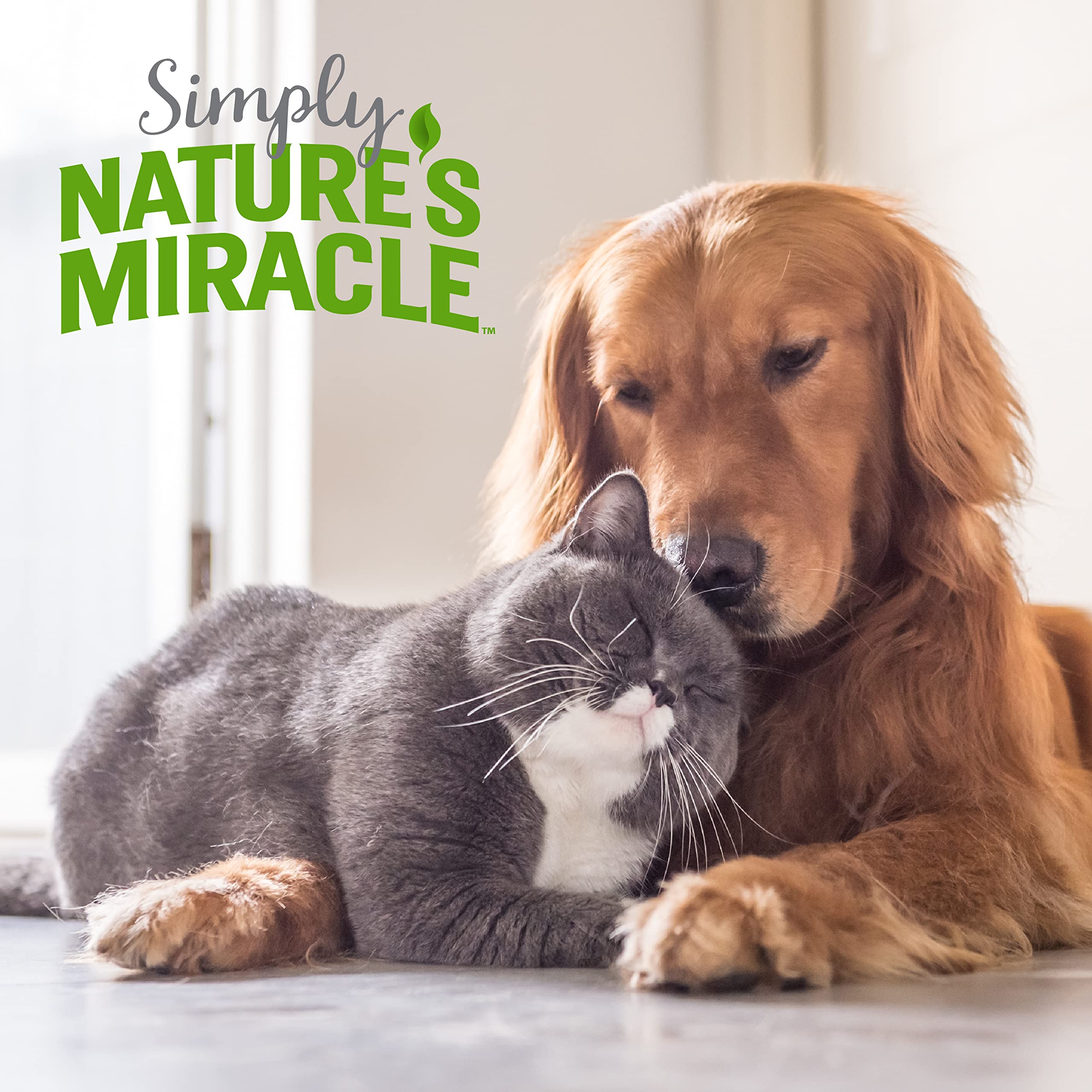 Seguridad para mascotas y hogar al usar Nature's Miracle según indicaciones