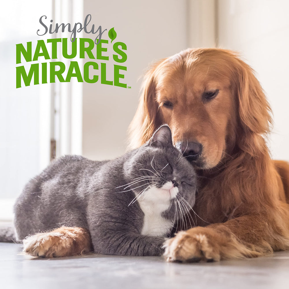 Seguridad para mascotas y hogar al usar Nature's Miracle según indicaciones