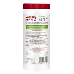 Nature’s Miracle toallitas para caja de arena con centro de dispensación para acceso fácil.