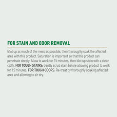 Nature’s Miracle Urine Destroyer Plus – application sur tissus et meubles, lutte contre les odeurs.