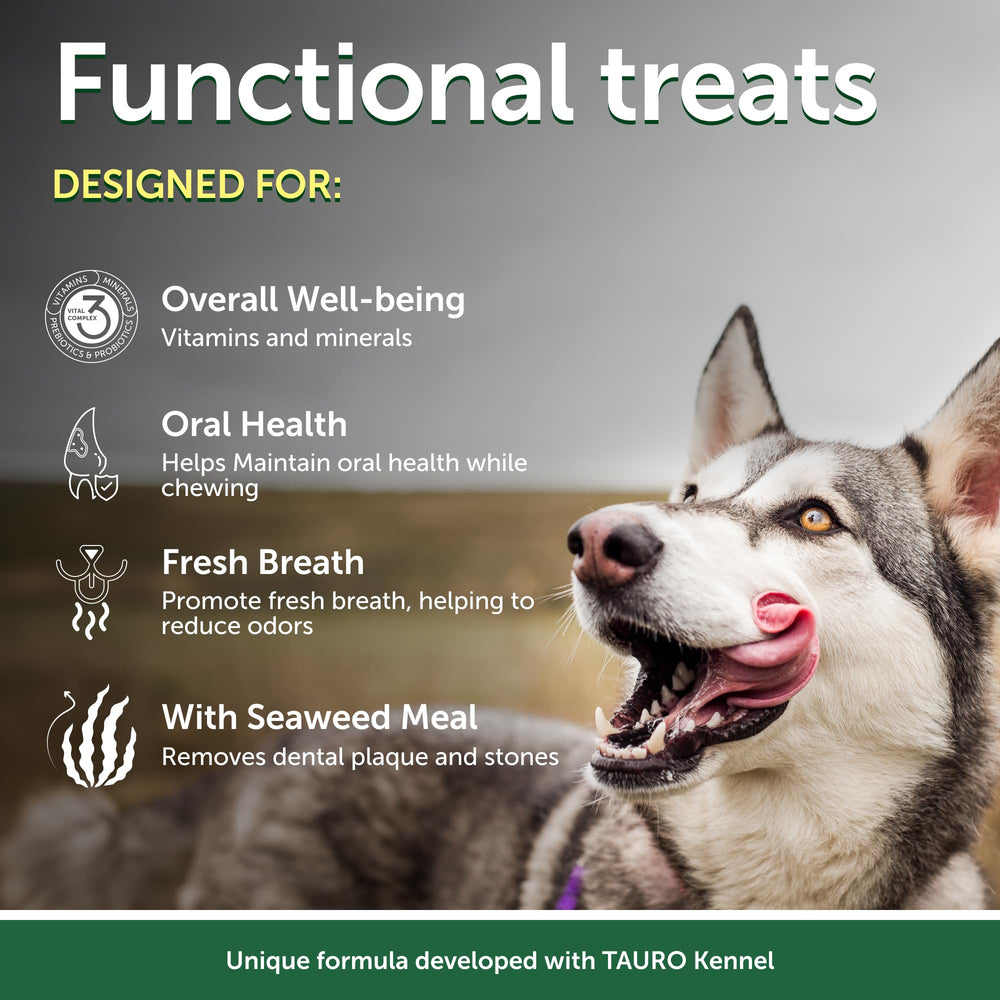 Nature's Protection Dental Chews barritas dentales para perros con sabor natural