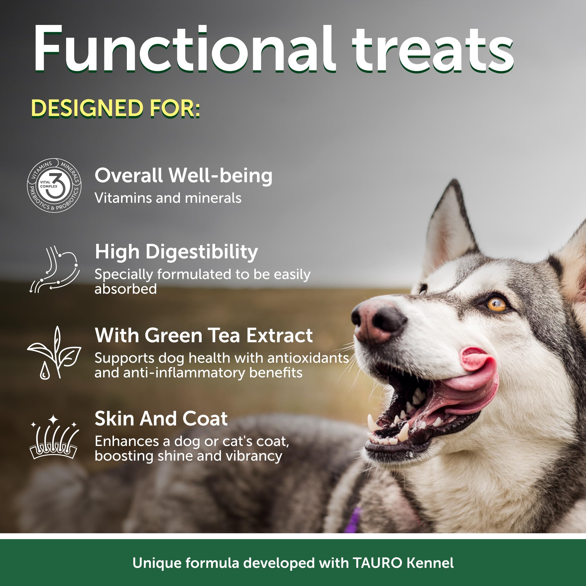 Premios de entrenamiento Nature's Protection en forma de corazón para perros