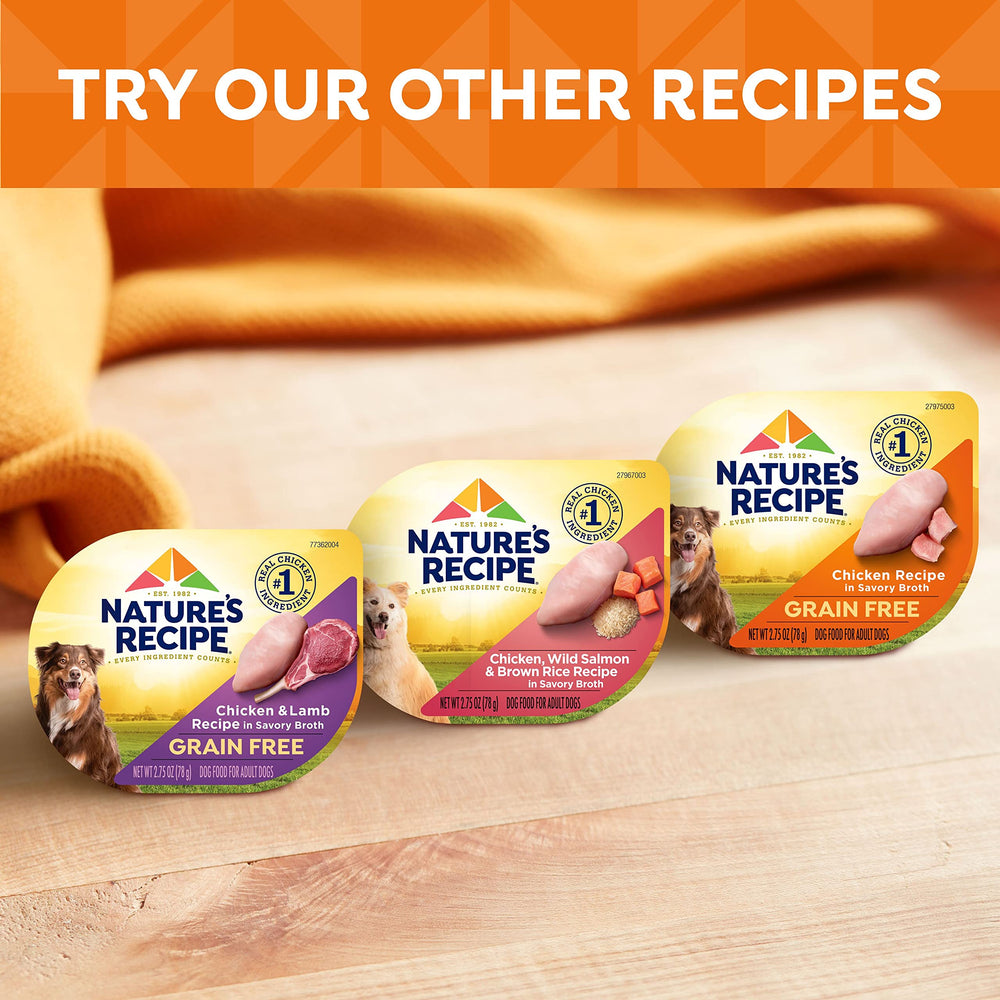 Nature's Recipe: variedad de recetas para mantener interés en la dieta.