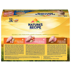 Nature's Recipe: porción de pollo con pavo para variedad.