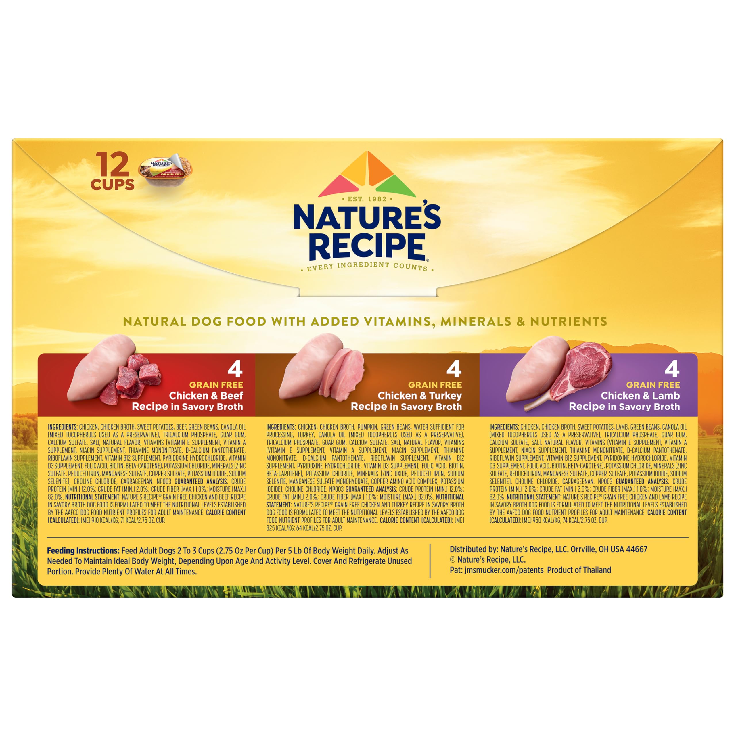 Nature's Recipe porciones individuales prácticas para perros