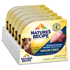 Nature’s Recipe etiqueta sin granos para una dieta limpia.