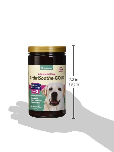 NaturVet ArthriSoothe-GOLD glucosamina, soporte de cartílago y ligamentos