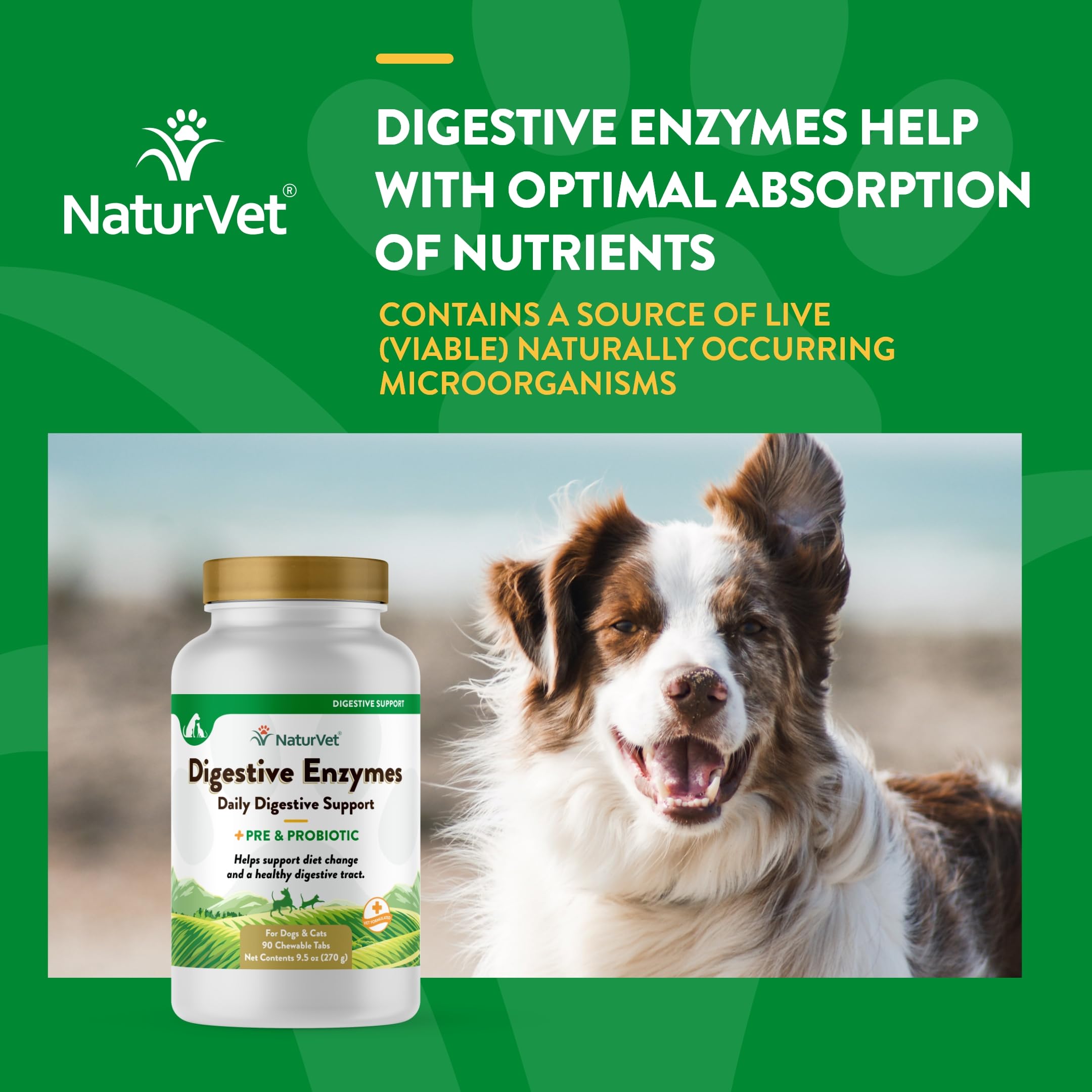 NaturVet enzimas digestivas masticables bote en Estados Unidos: producto para perros