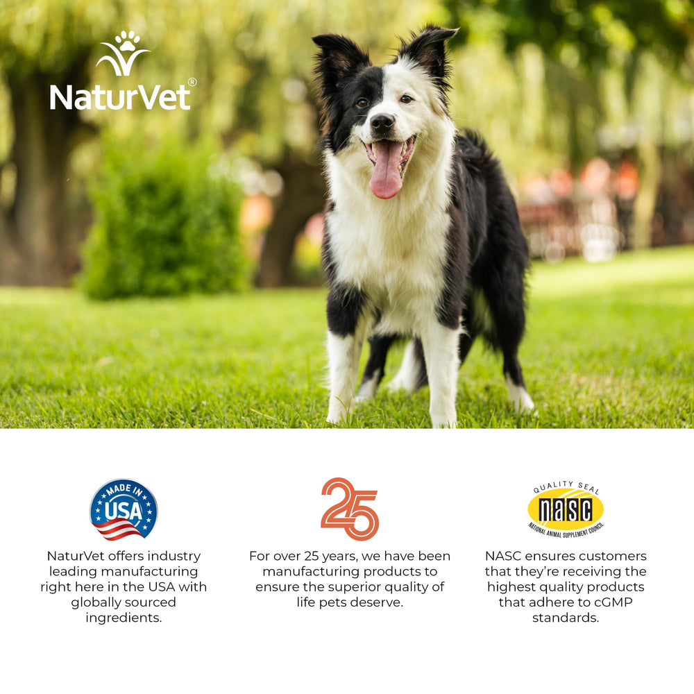 NaturVet enzimas digestivas masticables presentación: envase fácil de almacenar