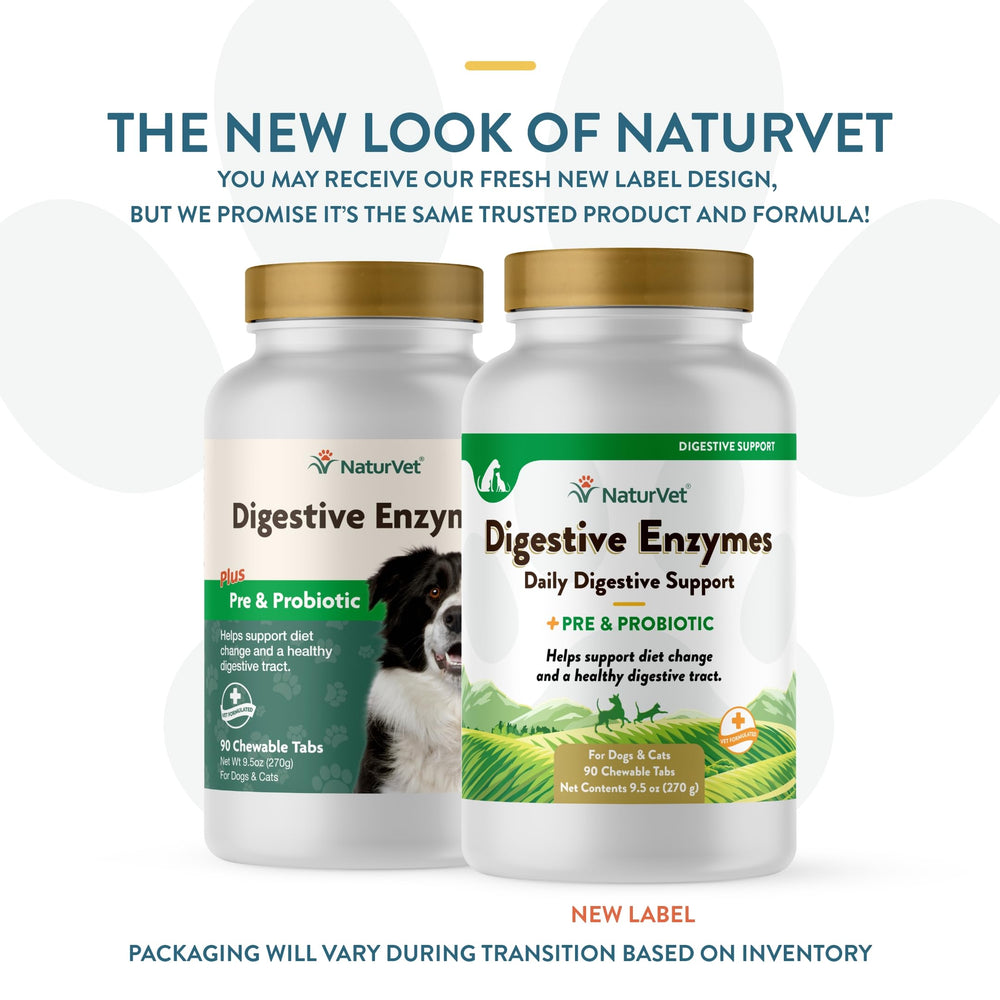 NaturVet enzimas digestivas masticables textura suave: sabor agradable para el uso diario
