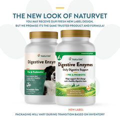 NaturVet enzimas digestivas masticables textura suave: sabor agradable para el uso diario