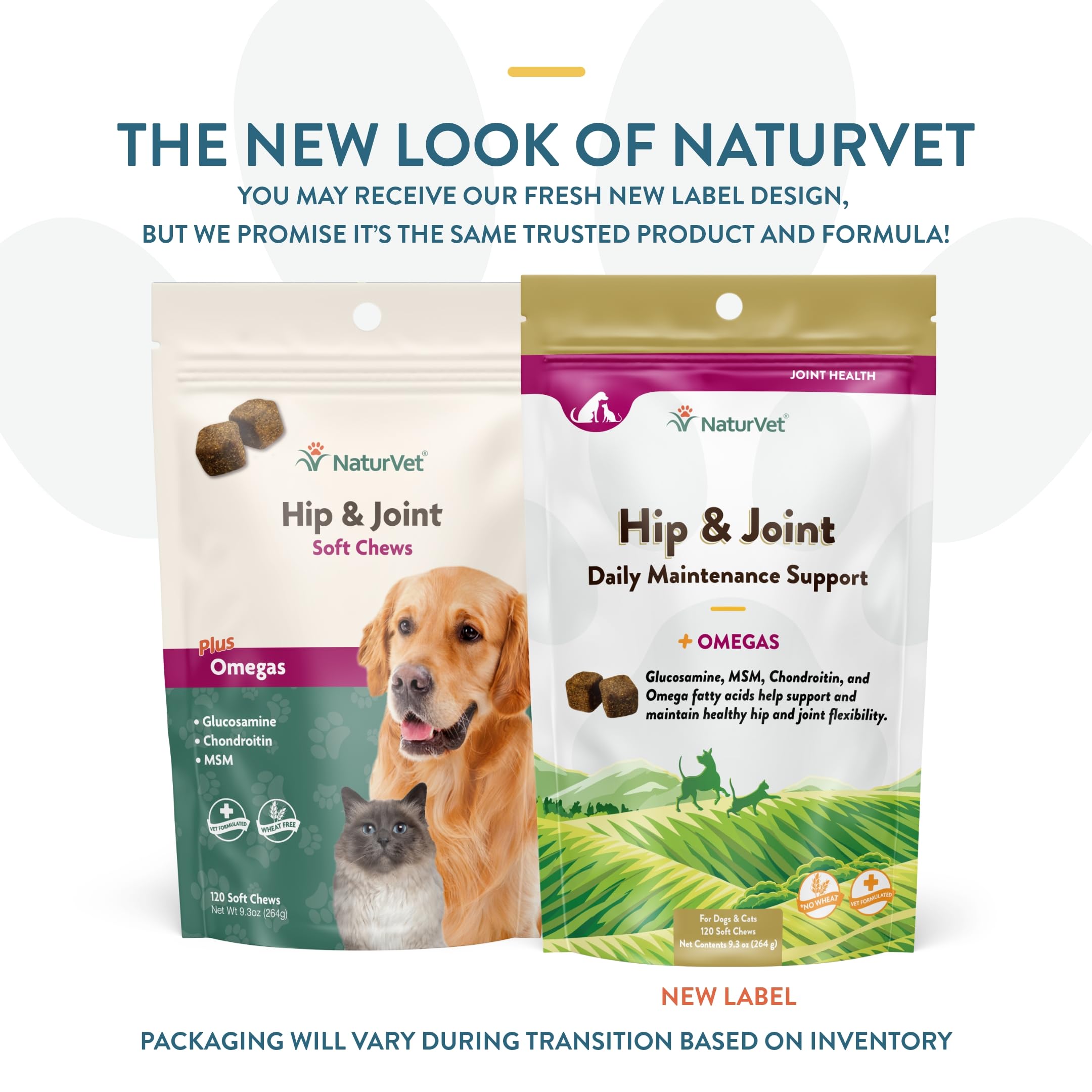 NaturVet masticables textura suave para una experiencia de masticación agradable