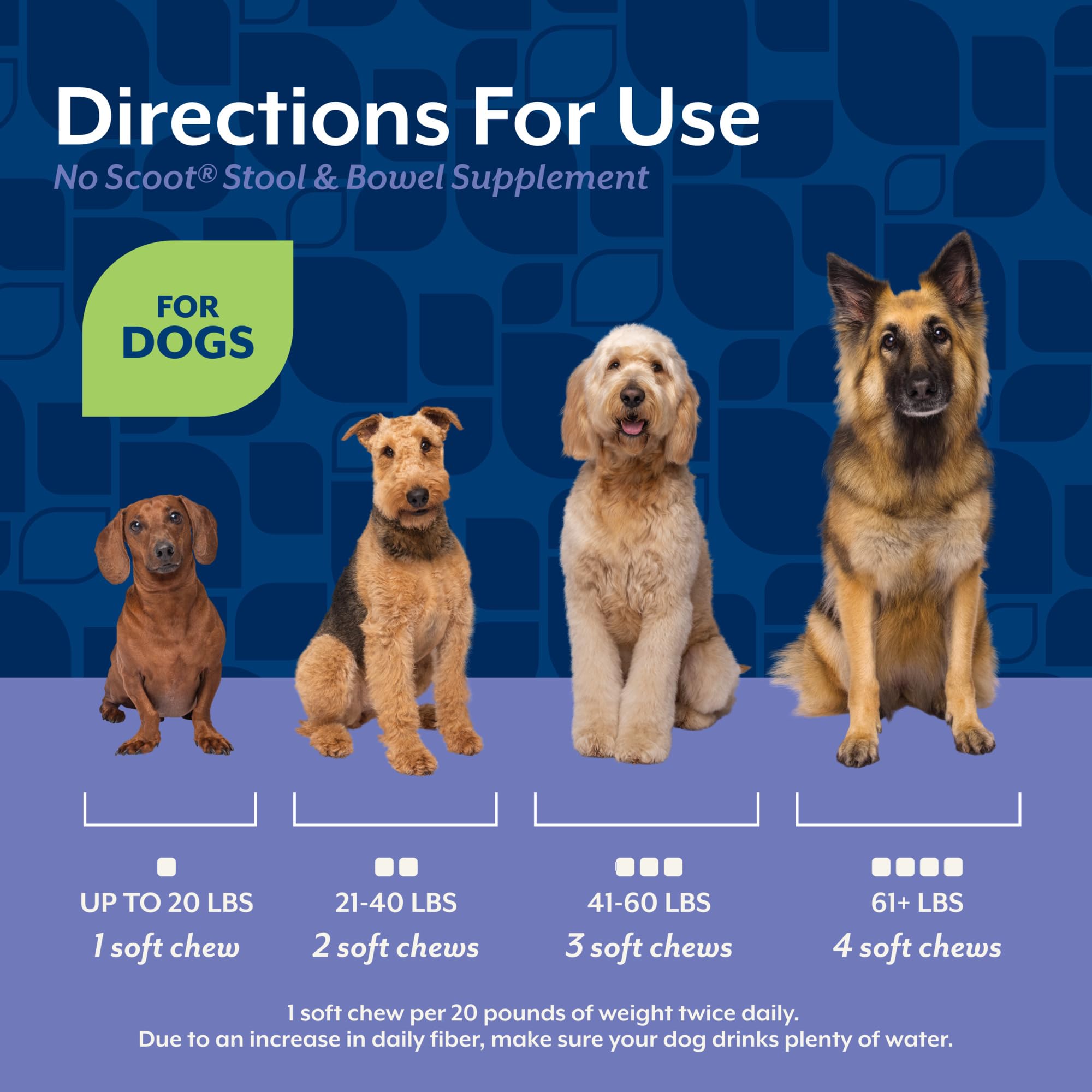 NaturVet No Scoot veterinarian-approved blend for anal gland function.