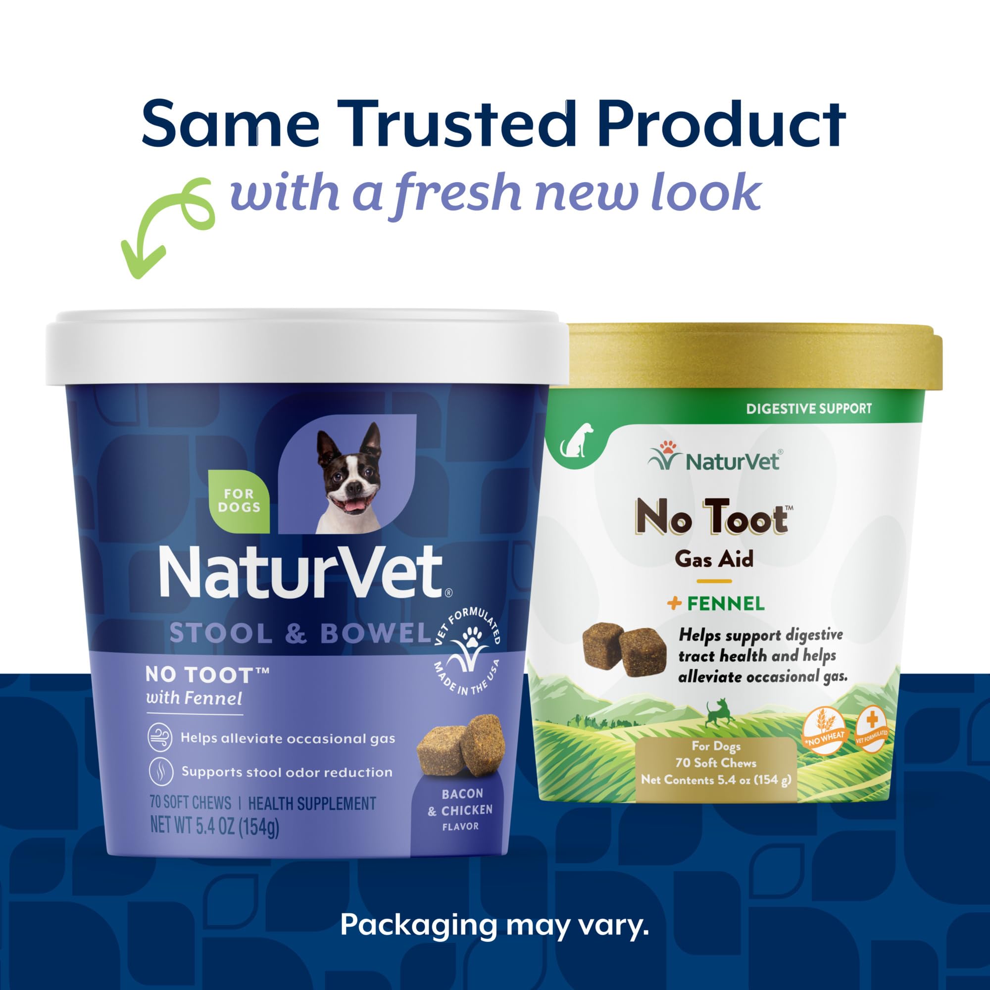 NaturVet No Toot Gas Aid Plus, bocaditos suaves para perros, fácil de dar