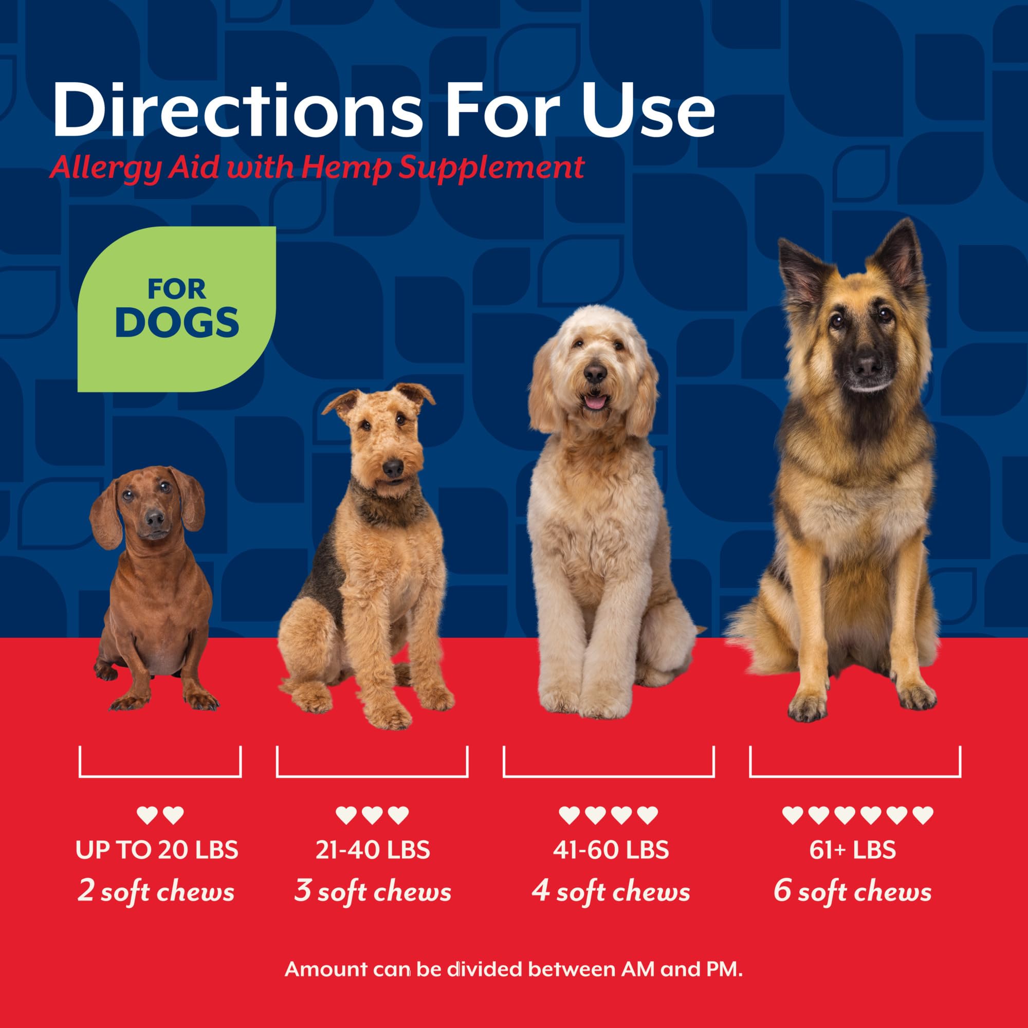 NaturVet ayuda para alergias de cáñamo para perros, fabricado en Estados Unidos y cGMP.