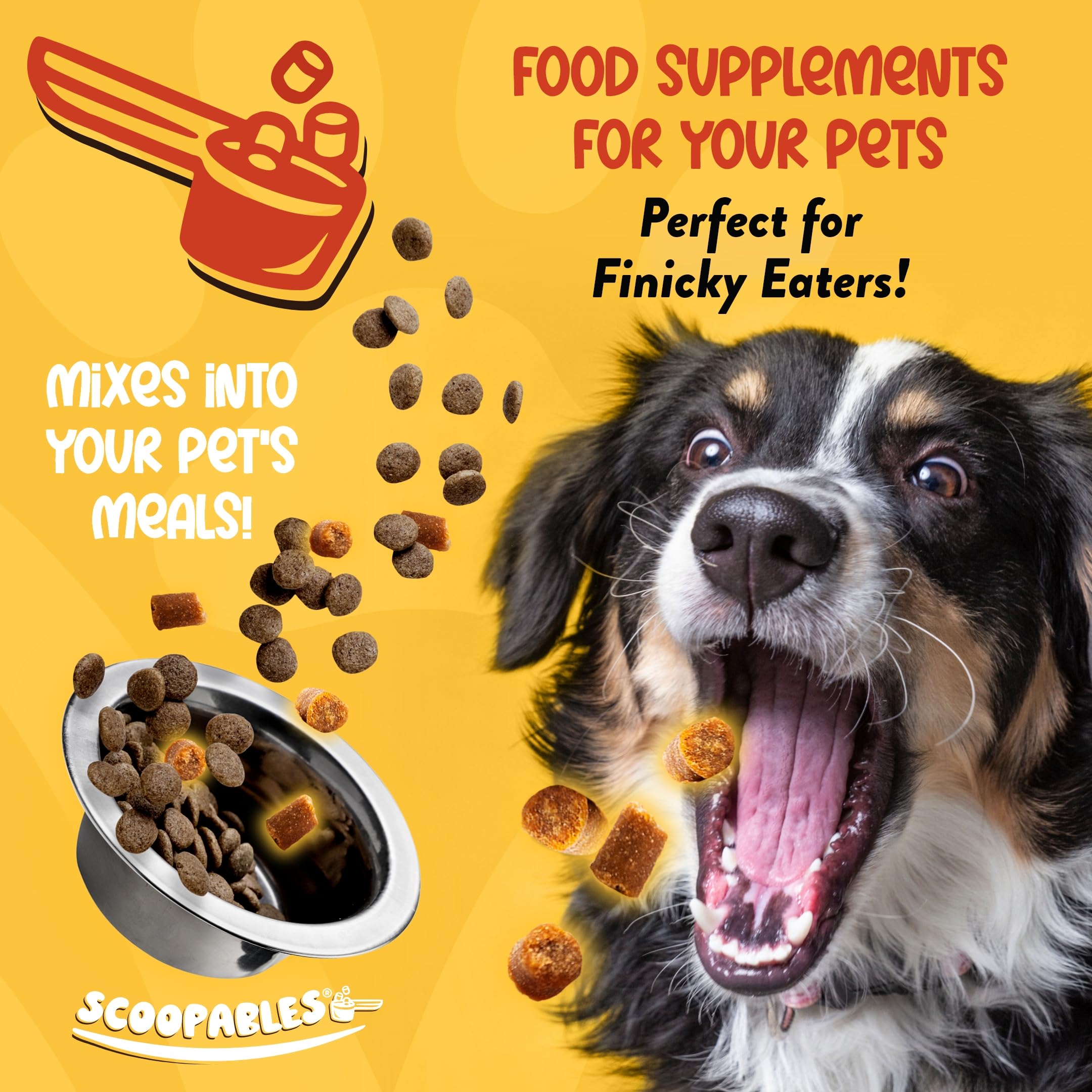 Cucharita medidora de NaturVet Scoopables para dosis fáciles y consistentes.