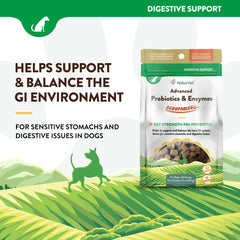 Sabor tocino ahumado de NaturVet Scoopables para perros exigentes.