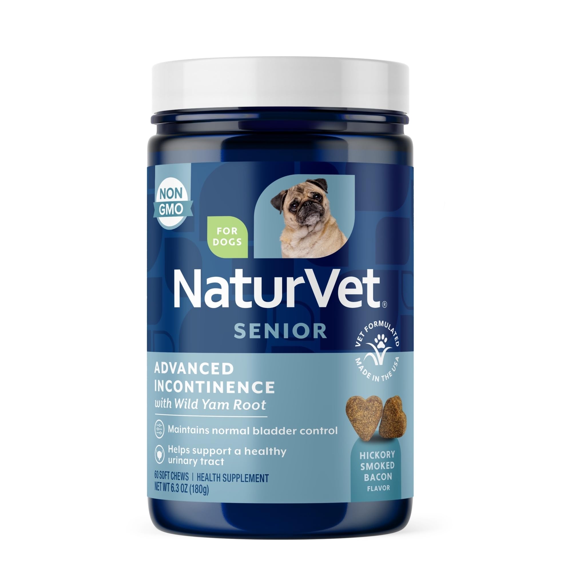 NaturVet Senior: bote para apoyo diario de la vejiga canina