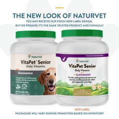 NaturVet VitaPet Senior Bote de Tabletas para dosis diaria