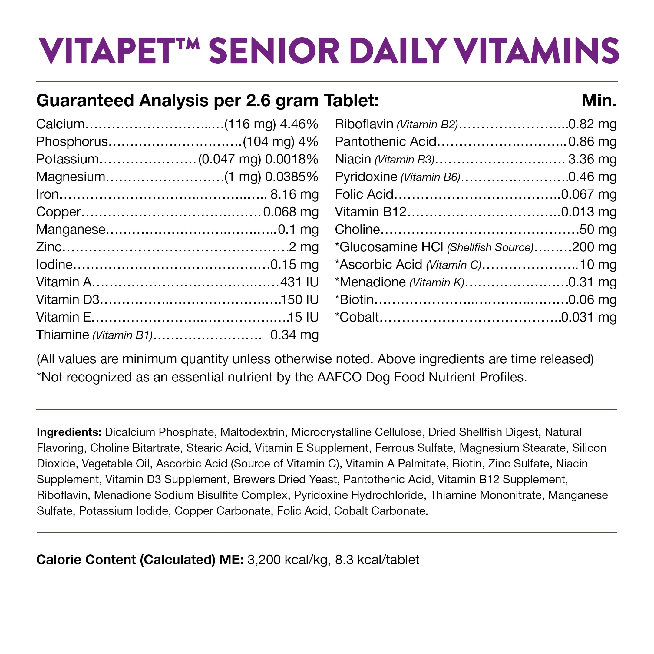 NaturVet VitaPet Senior Formulado por Veterinarios seguridad y calidad