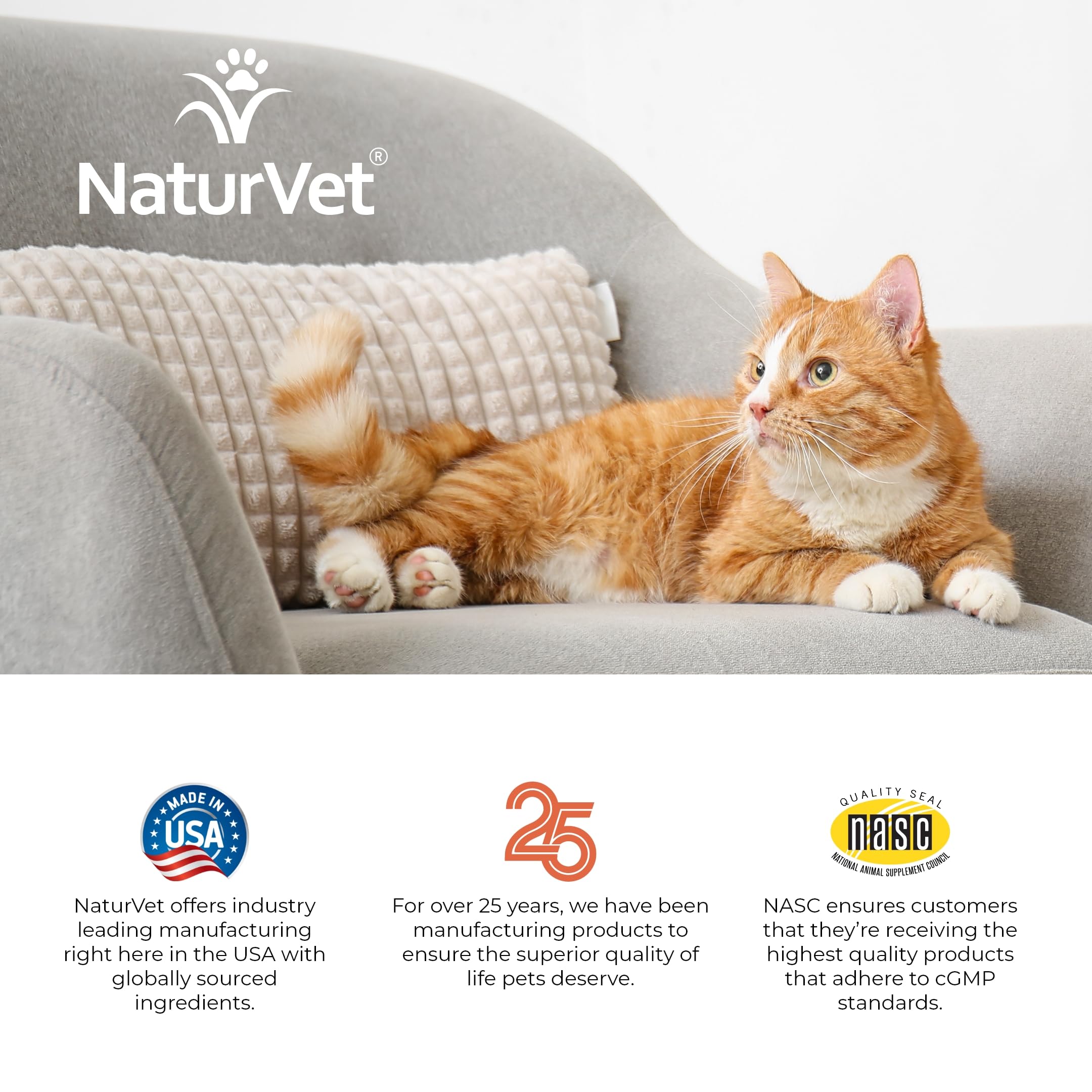 NaturVet VitaPet Senior presentación en caja lista para comprar.