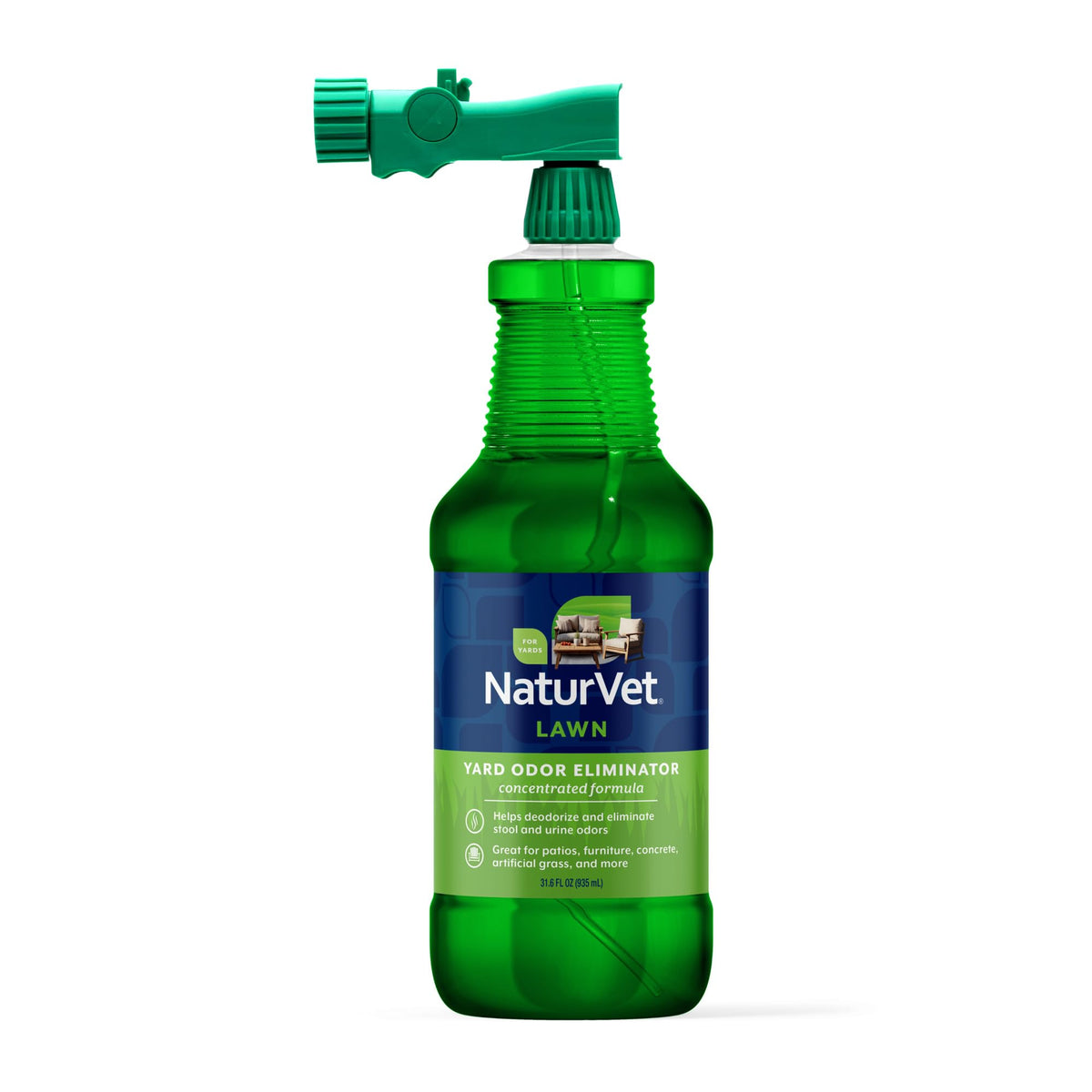 NaturVet Yard Odor Eliminator botella rociador para uso en jardín