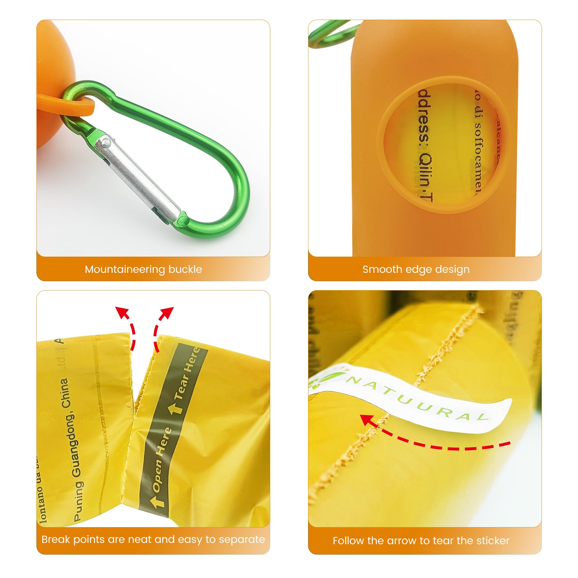 Material biodegradable de maíz para bolsas de excrementos de perros.