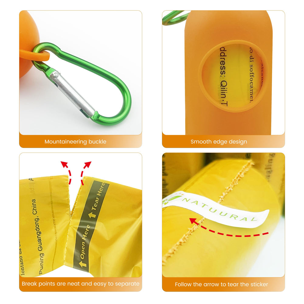 Material biodegradable de maíz para bolsas de excrementos de perros.