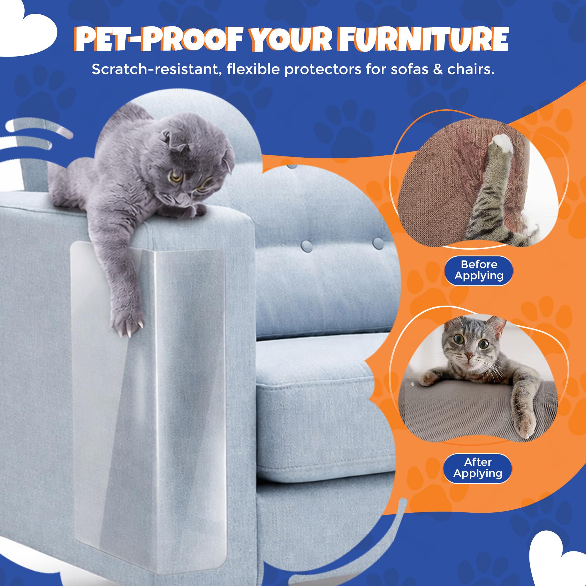 NAVZA kit protección para puertas y paredes, solución anti arañazos.