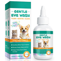 Gotas nbtrektie para ojos de perros y gatos, alivio suave para irritaciones.