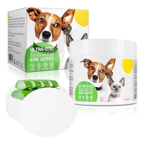 NBTREKTIE toallitas orejas aloe pepino – limpieza suave para mascotas