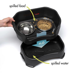 Neater Feeder Deluxe: sistema anti-derrame que reduce salpicaduras