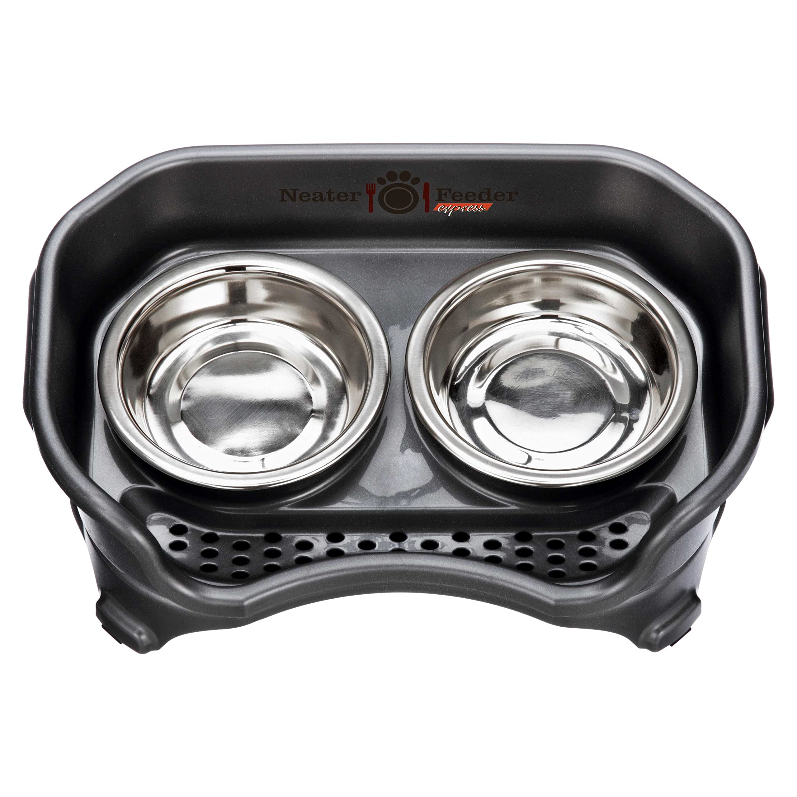 Neater Feeder Express: fabricado en EE. UU. con componentes de acero inoxidable.