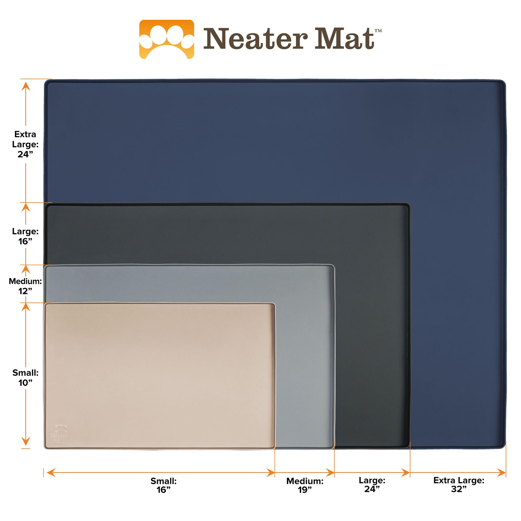 Neater Mat para mascotas durante viajes, fácil de transportar.
