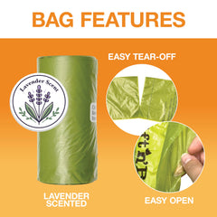 Neater Pets Lift N’ Bag: bolsas resistentes a desgarros para uso diario.