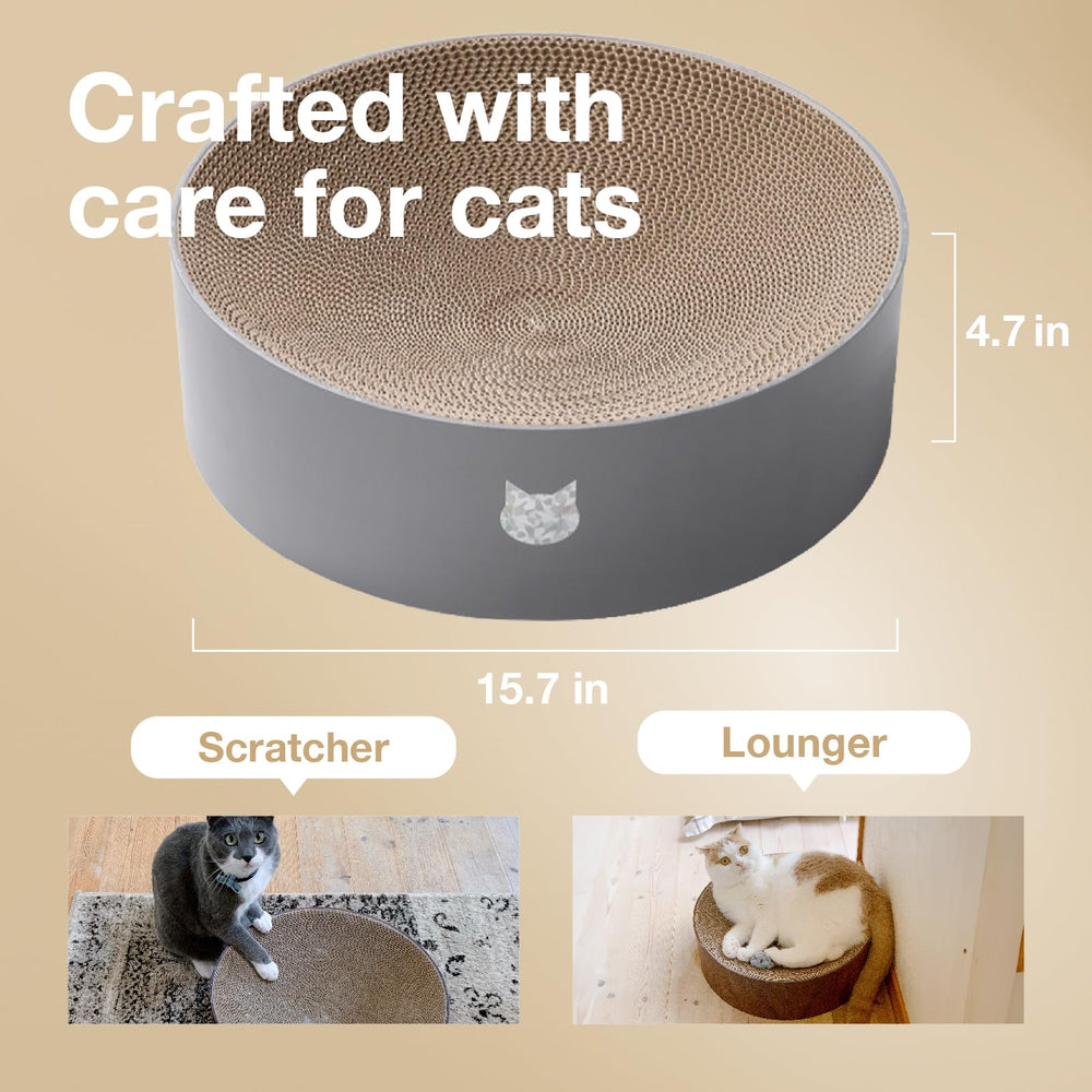 Necoichi diseño silueta-gato moderniza la sala mientras se usa.