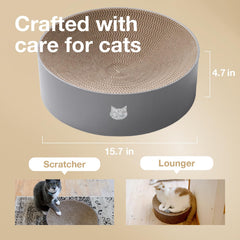 Necoichi diseño silueta-gato moderniza la sala mientras se usa.