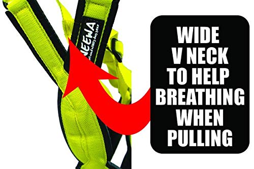 Neewa Sled Pro, detalle acolchado frontal, evita rozaduras.