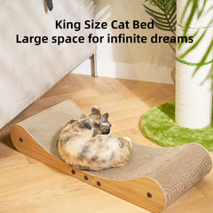 Nekosan superficie amplia para que el gato estire y descanse