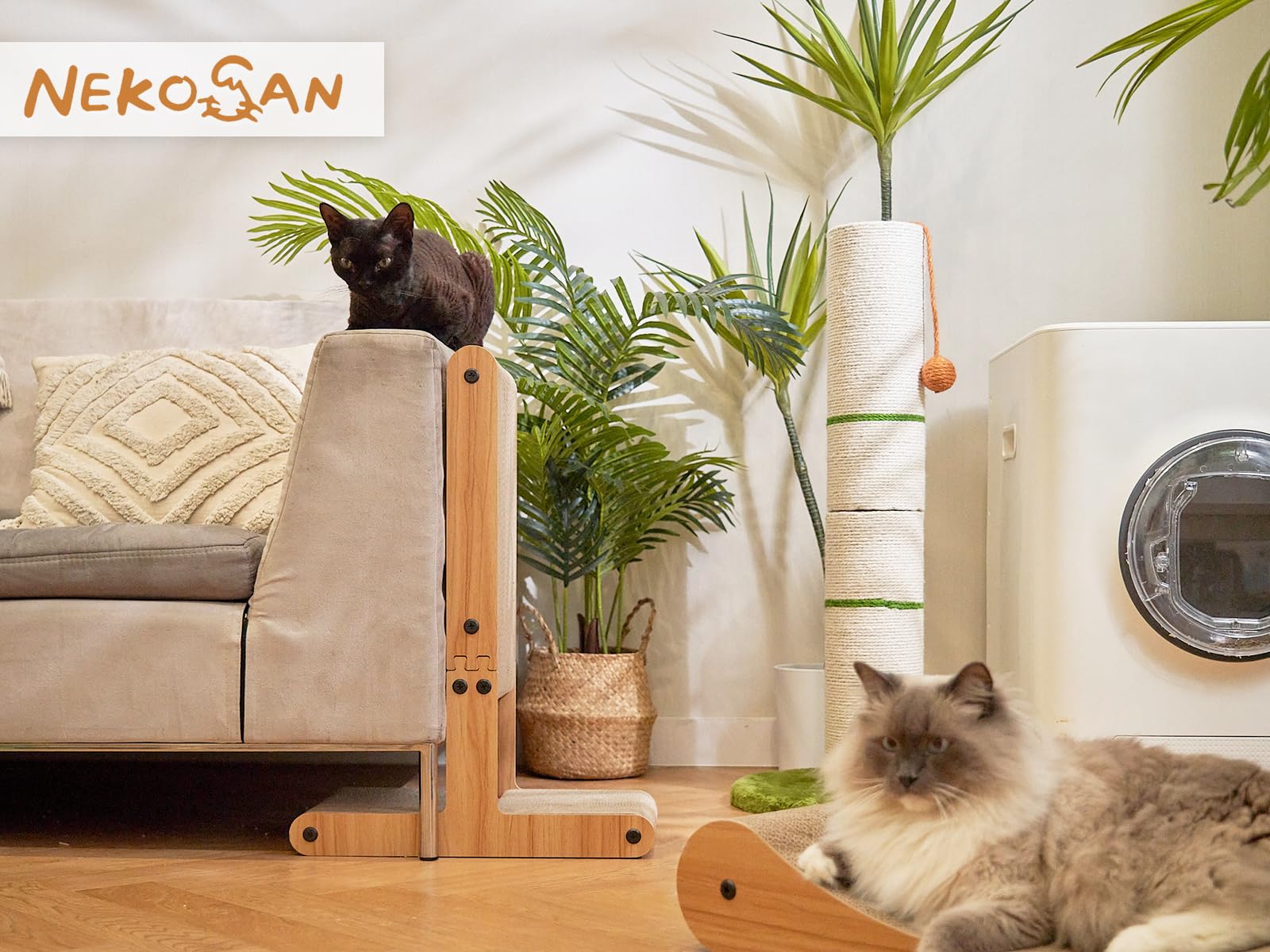 Nekosan instalación fácil, guía y video para montar rápidamente.